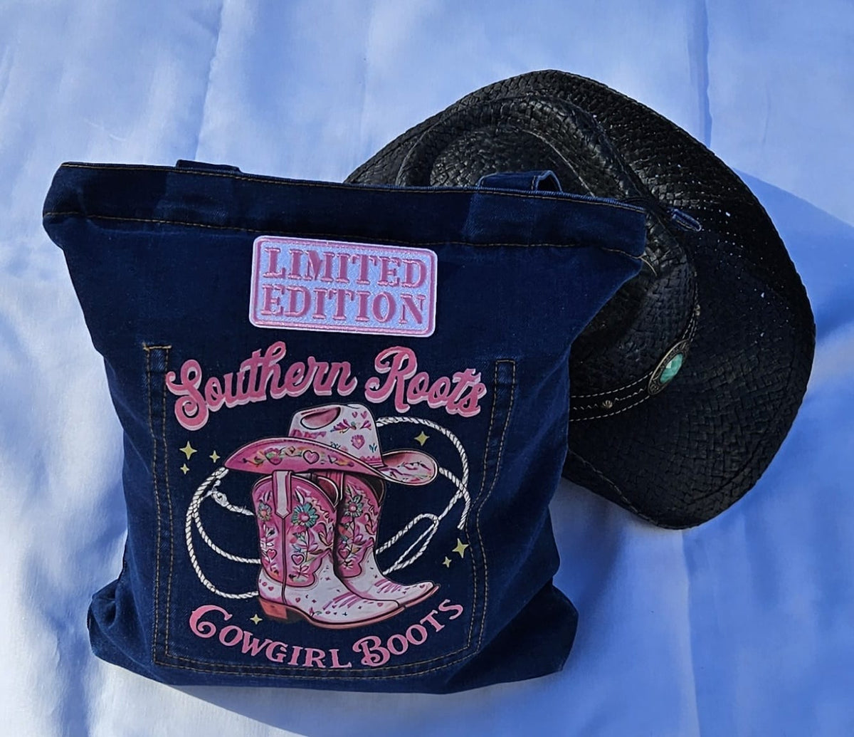 Southern Roots & Country Boots Limited Edition Denim Tote