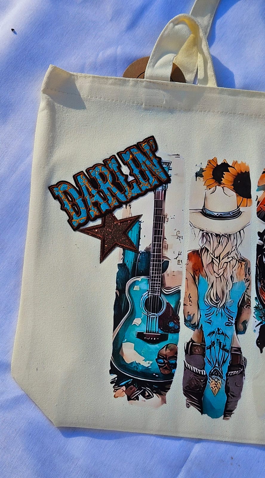 Turn Everyday Errands Into a Western Statement Piece | Handmade Cowgirl Social Club Canvas Tote Bag