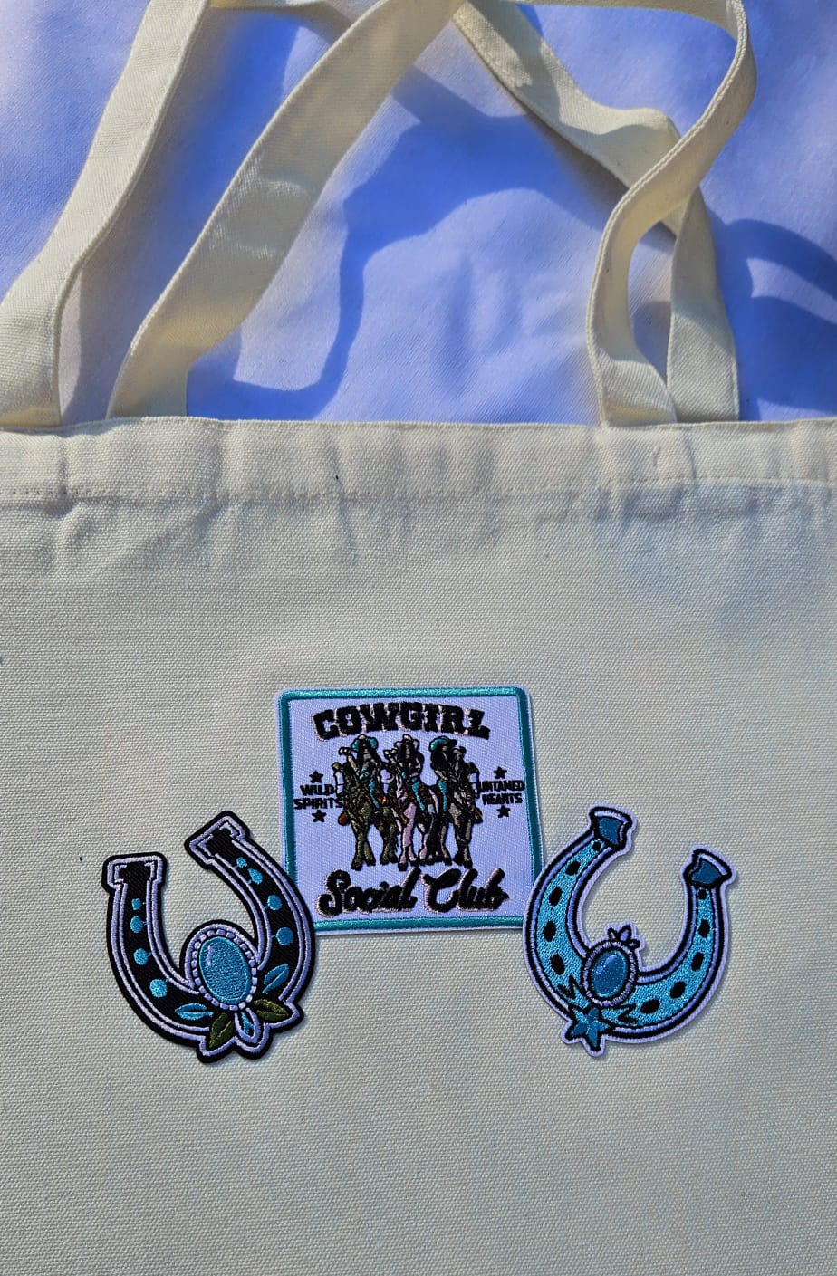 Turn Everyday Errands Into a Western Statement Piece | Handmade Cowgirl Social Club Canvas Tote Bag