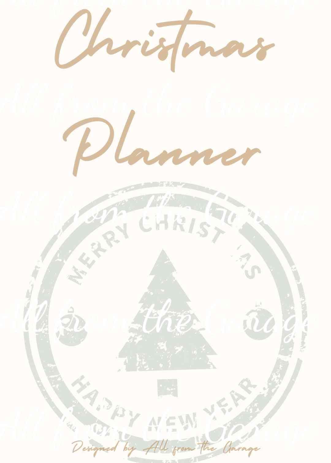 🎄 Christmas Planner A5 | Holiday Organiser | Festive Planning Printable | Gift List, Budget Tracker, Meal Planner, Card Tracker & More