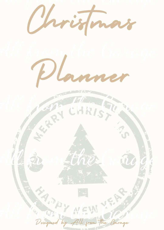 🎄 Christmas Planner A5 | Holiday Organiser | Festive Planning Printable | Gift List, Budget Tracker, Meal Planner, Card Tracker & More