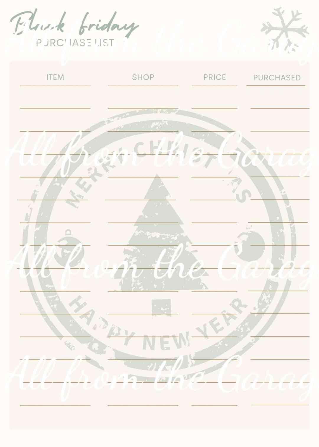🎄 Christmas Planner A5 | Holiday Organiser | Festive Planning Printable | Gift List, Budget Tracker, Meal Planner, Card Tracker & More