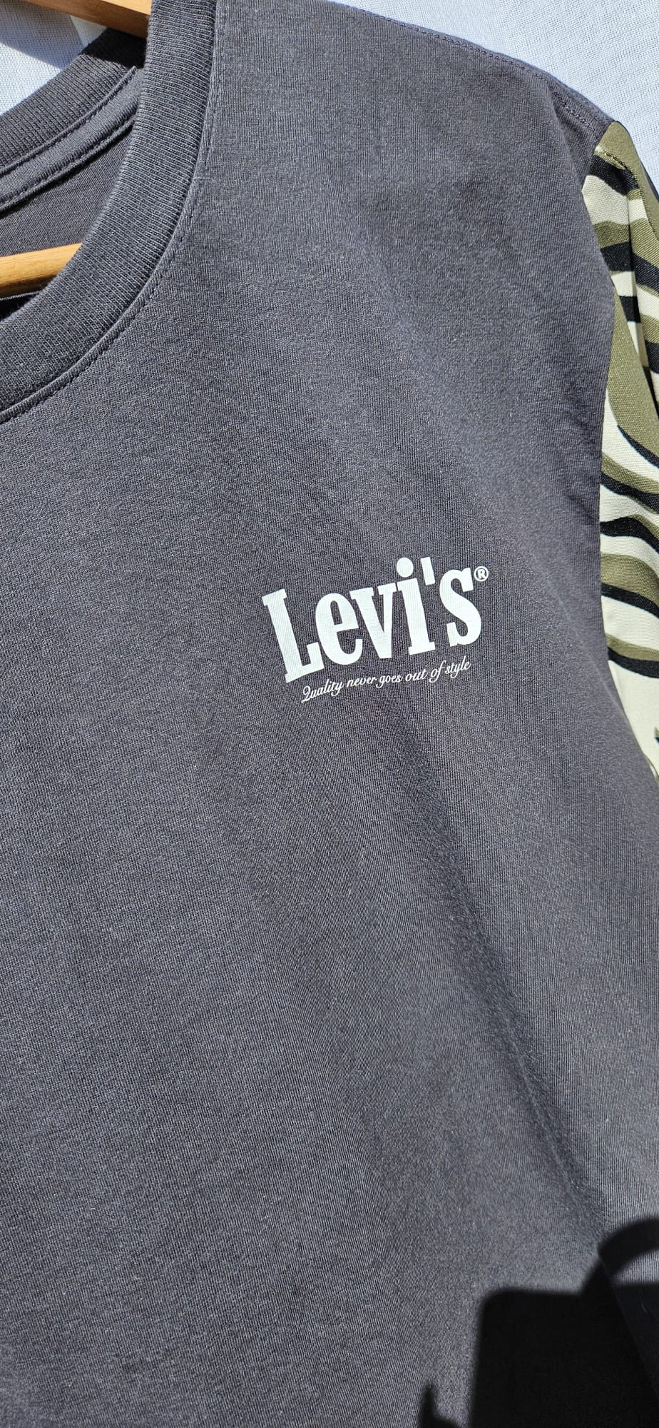 Levi’s Graphic Long Sleeve Shirt • Retro Band Tee • Western Boho Top • Unique Streetwear Outfit