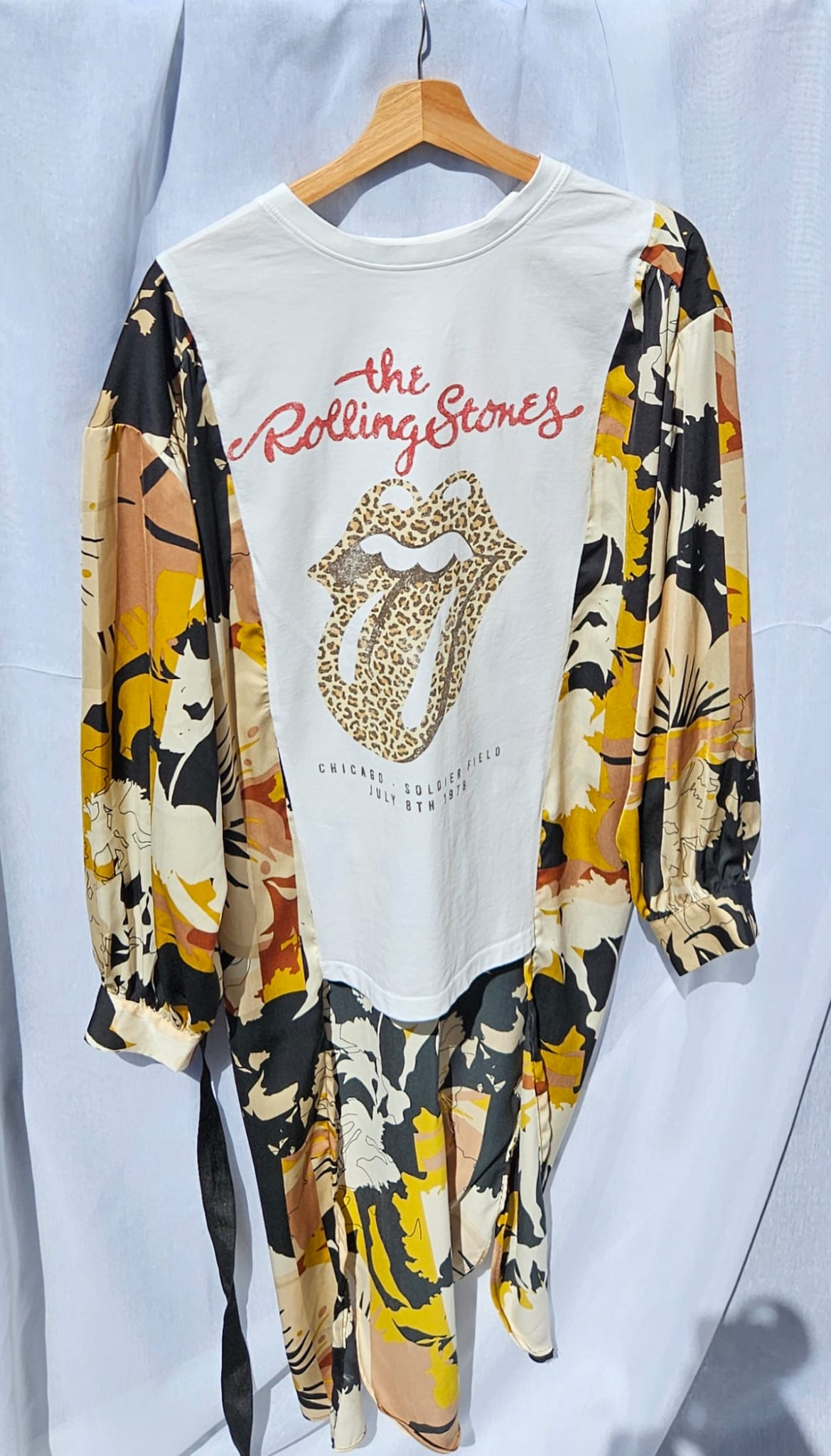 Rolling Stones Leopard Tee • Retro Band Shirt • Boho Western Graphic Top • Concert Style Outfit