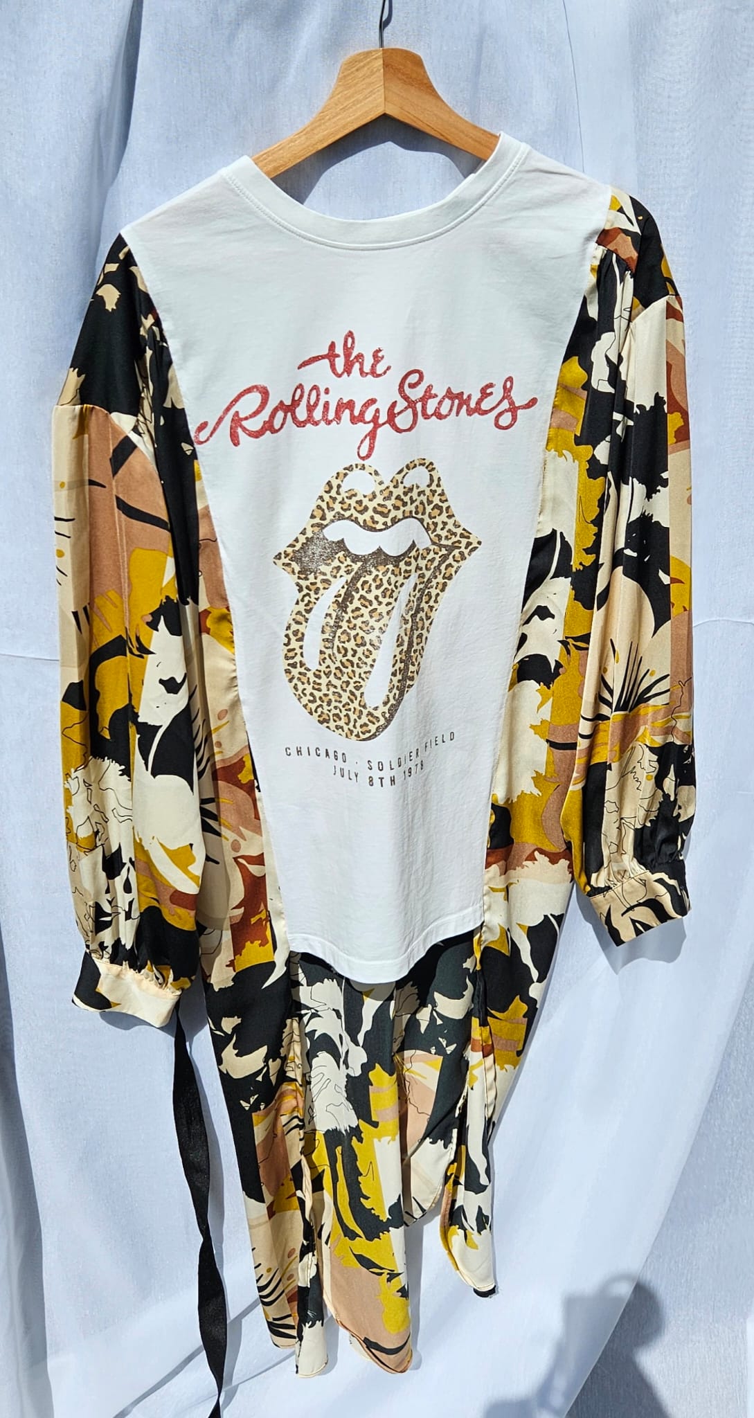 Rolling Stones Leopard Tee • Retro Band Shirt • Boho Western Graphic Top • Concert Style Outfit