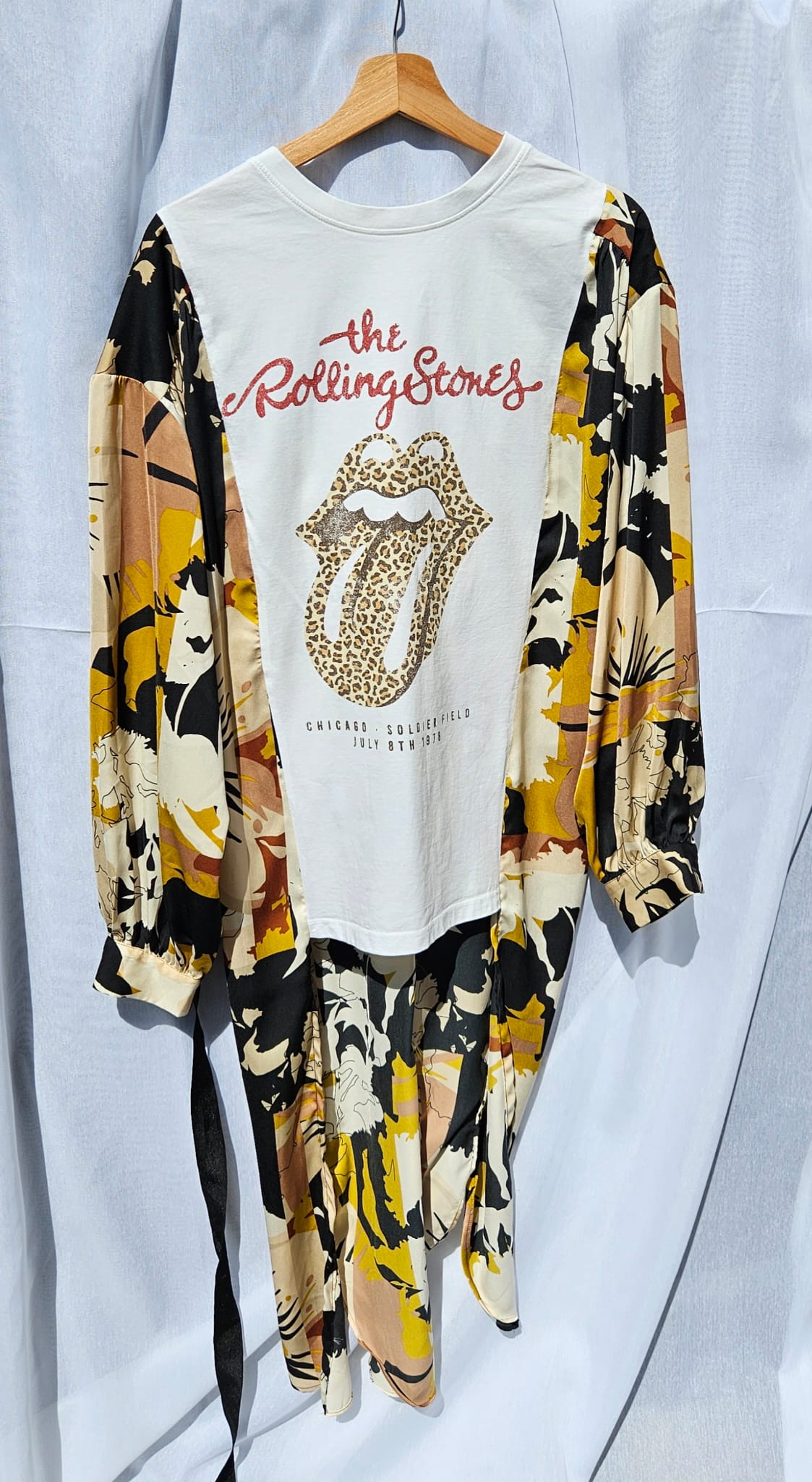 Rolling Stones Leopard Tee • Retro Band Shirt • Boho Western Graphic Top • Concert Style Outfit