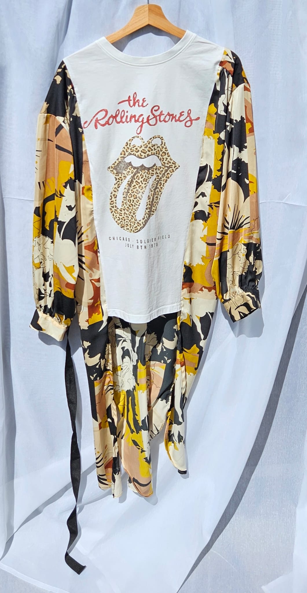 Rolling Stones Leopard Tee • Retro Band Shirt • Boho Western Graphic Top • Concert Style Outfit
