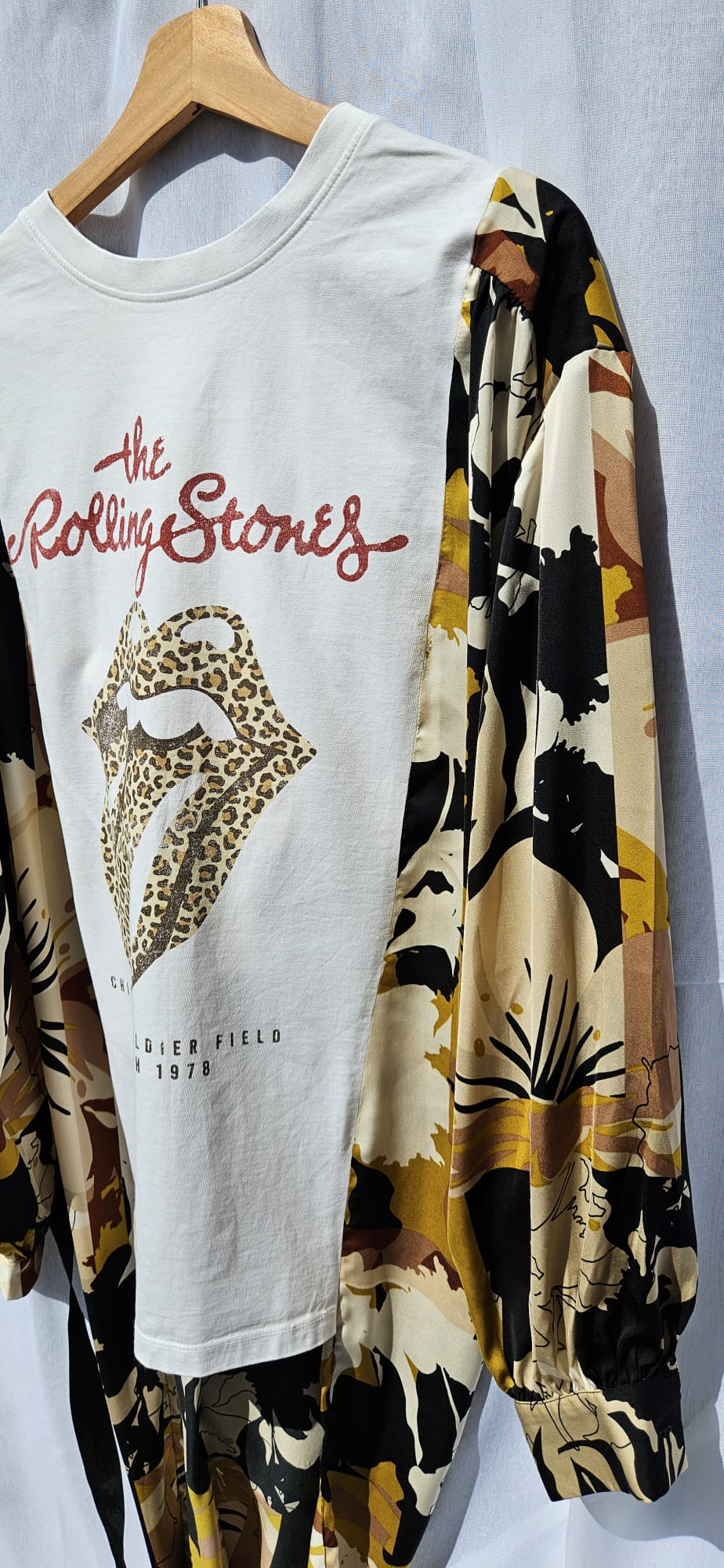 Rolling Stones Leopard Tee • Retro Band Shirt • Boho Western Graphic Top • Concert Style Outfit