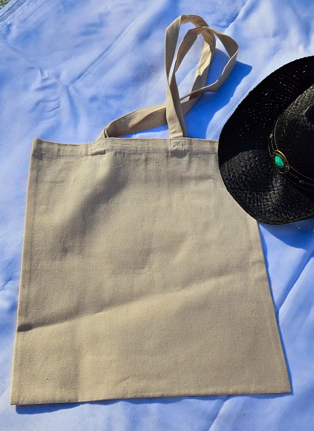Wild West Luxe Cream Shopper Tote | Handpicked Cowboy Patch Tote Bag Make Every Day a Little More Western