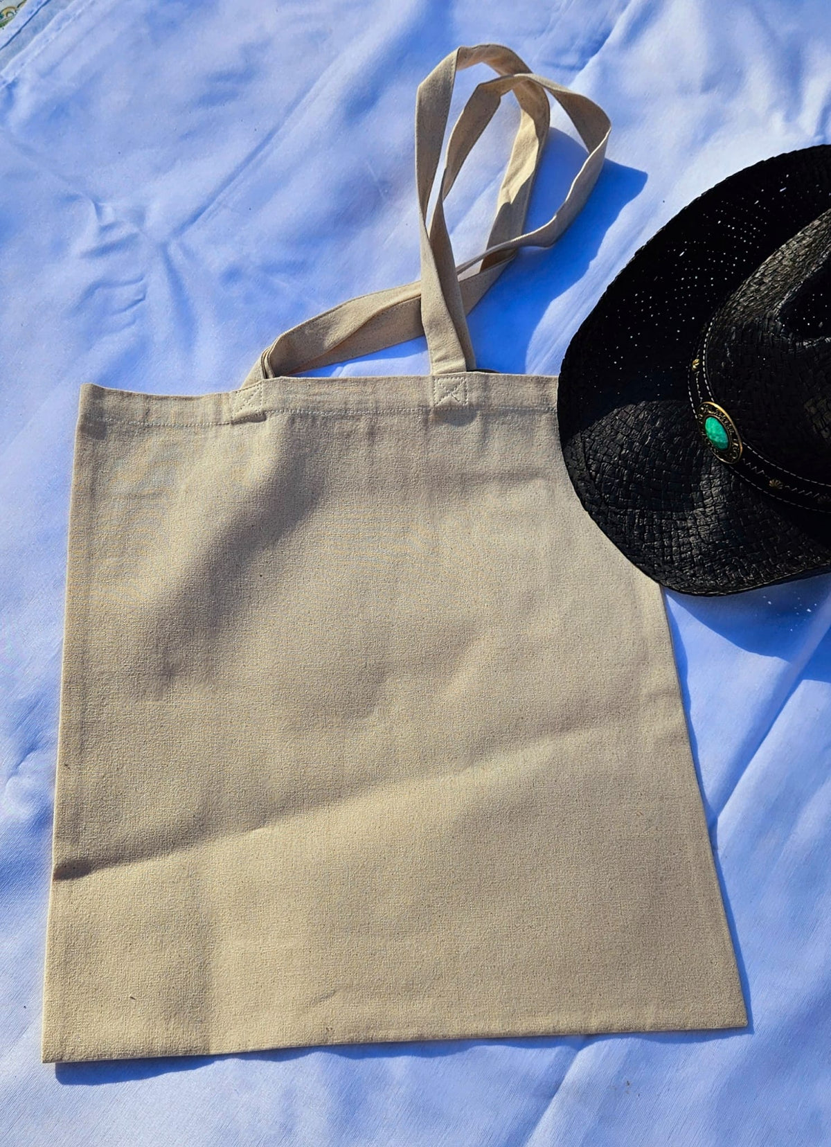 Wild West Luxe Cream Shopper Tote | Handpicked Cowboy Patch Tote Bag Make Every Day a Little More Western