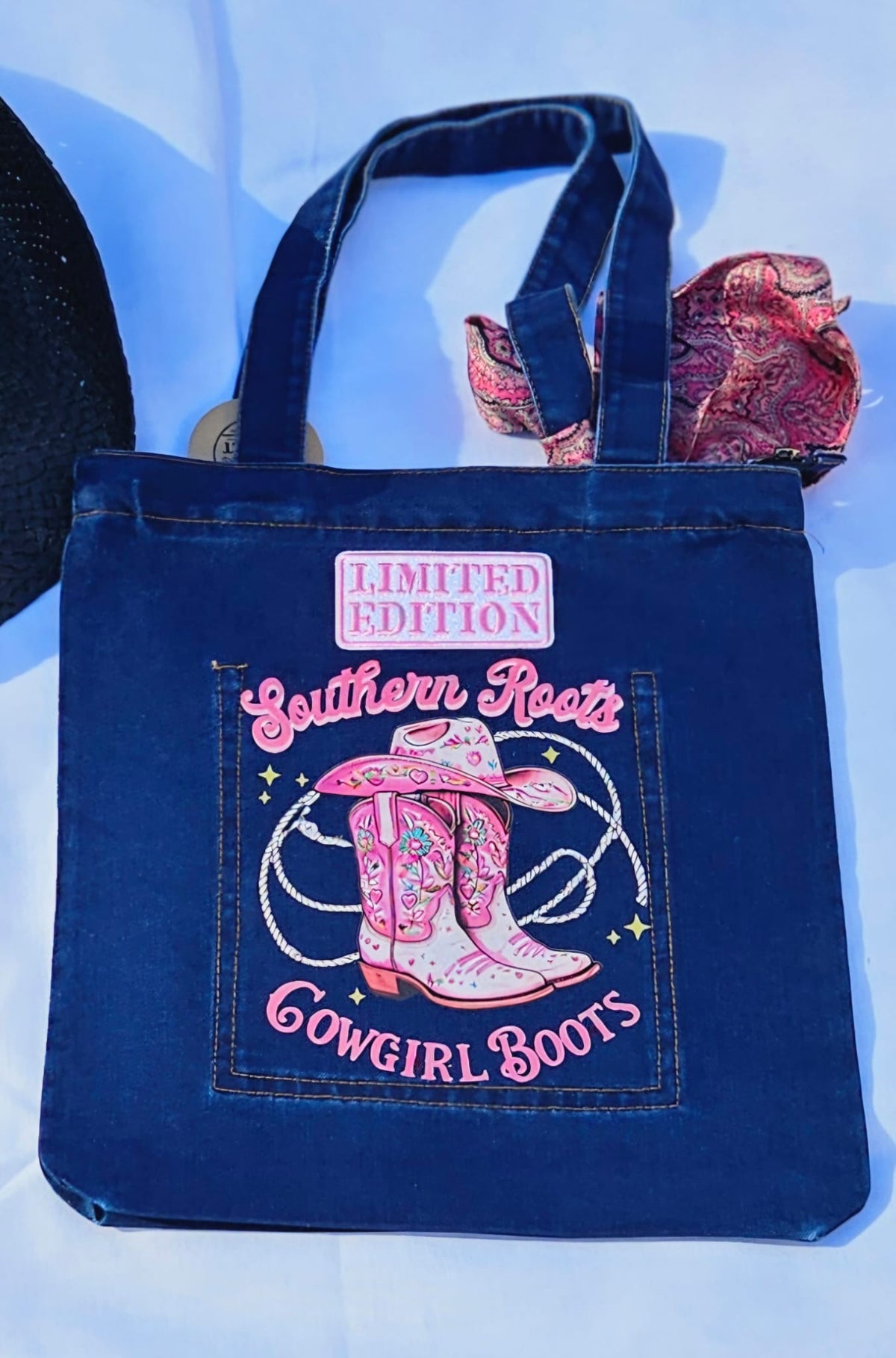 Southern Roots & Country Boots Limited Edition Denim Tote