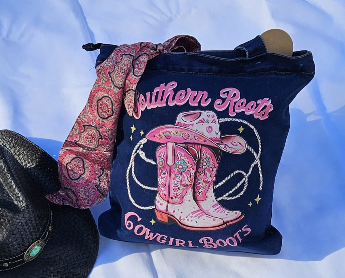 Southern Roots & Country Boots Limited Edition Denim Tote