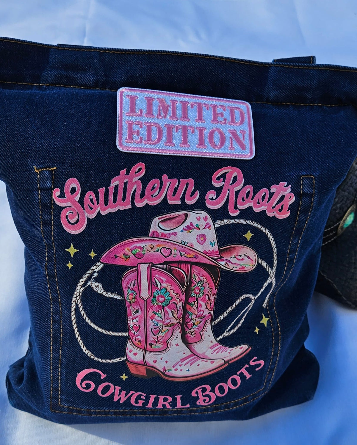 Southern Roots & Country Boots Limited Edition Denim Tote