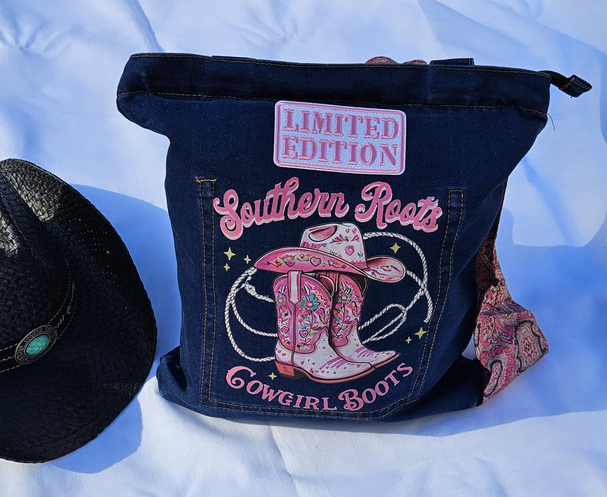 Southern Roots & Country Boots Limited Edition Denim Tote