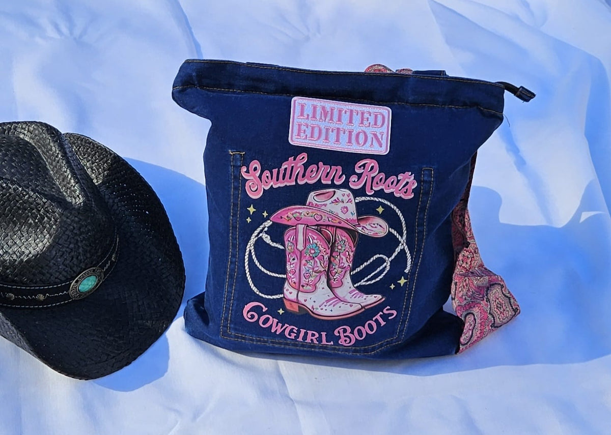 Southern Roots & Country Boots Limited Edition Denim Tote