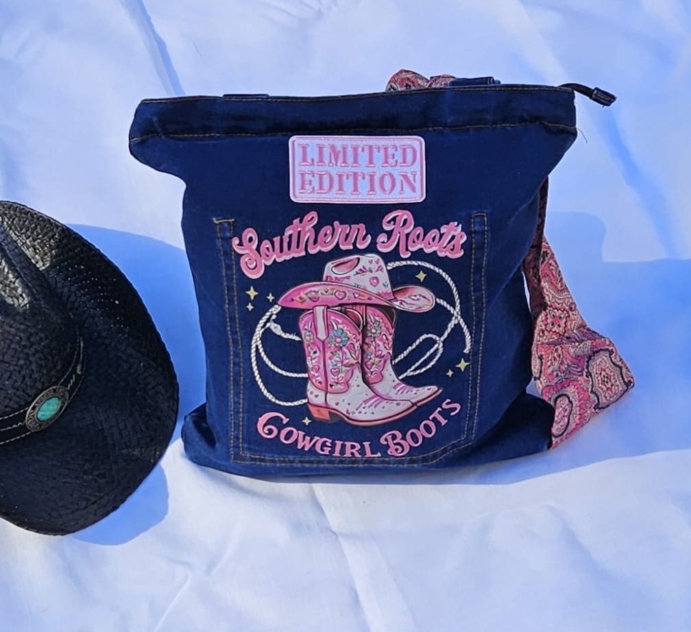 Southern Roots & Country Boots Limited Edition Denim Tote