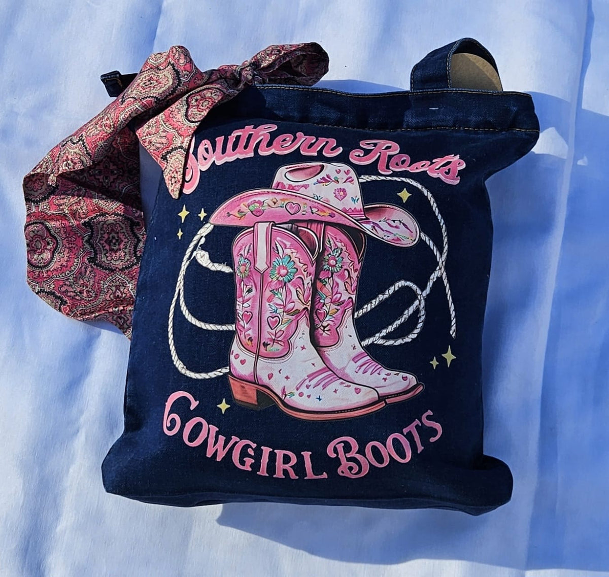 Southern Roots & Country Boots Limited Edition Denim Tote