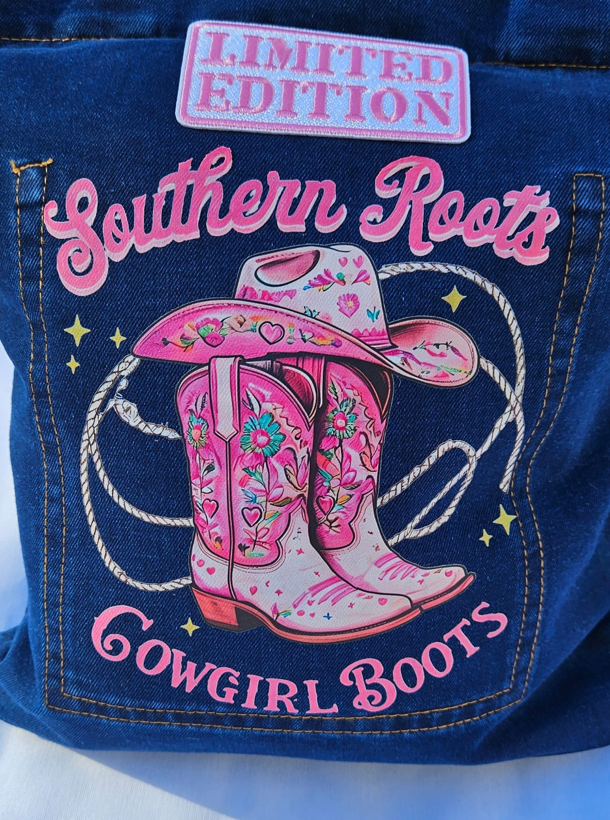 Southern Roots & Country Boots Limited Edition Denim Tote