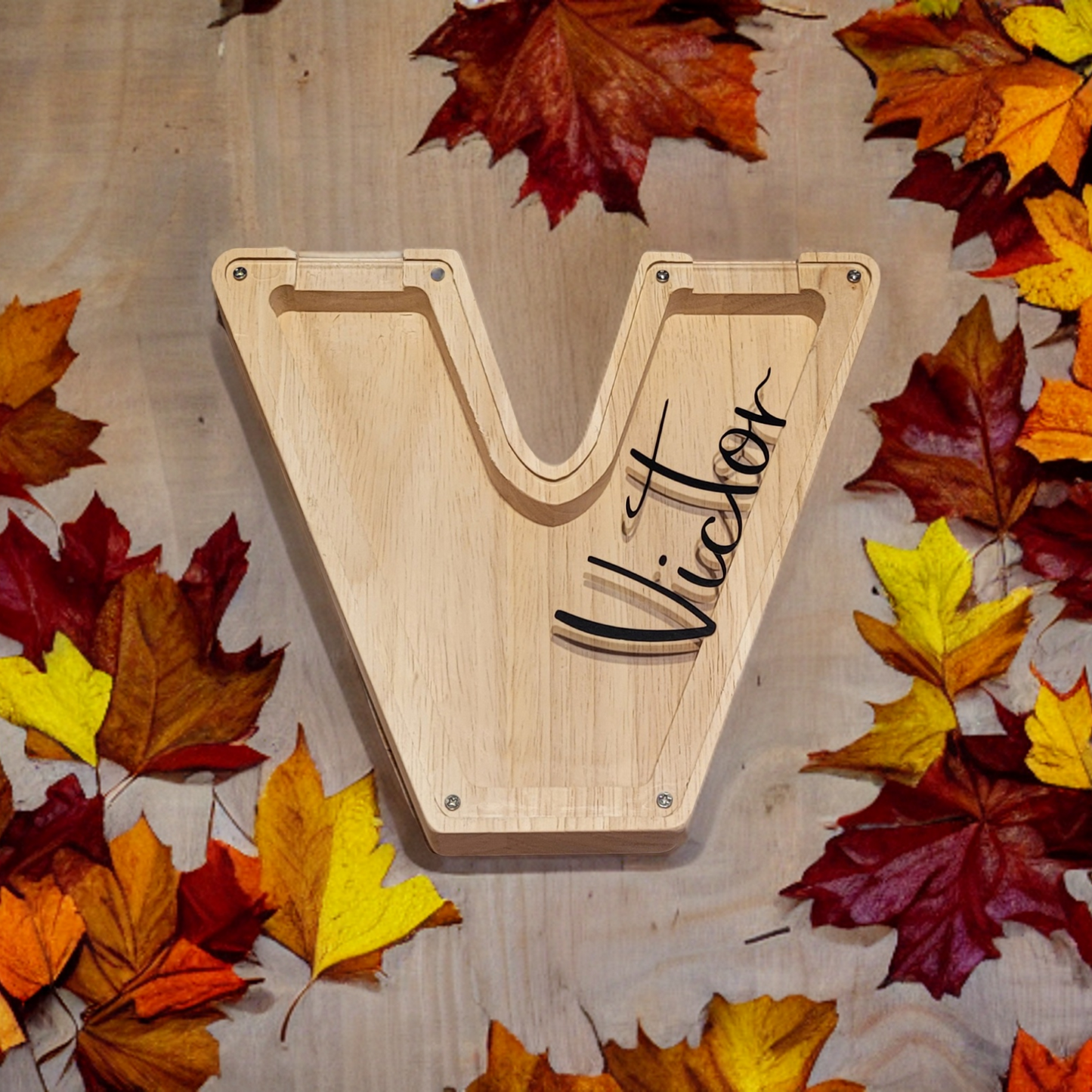 Personalised initial money box