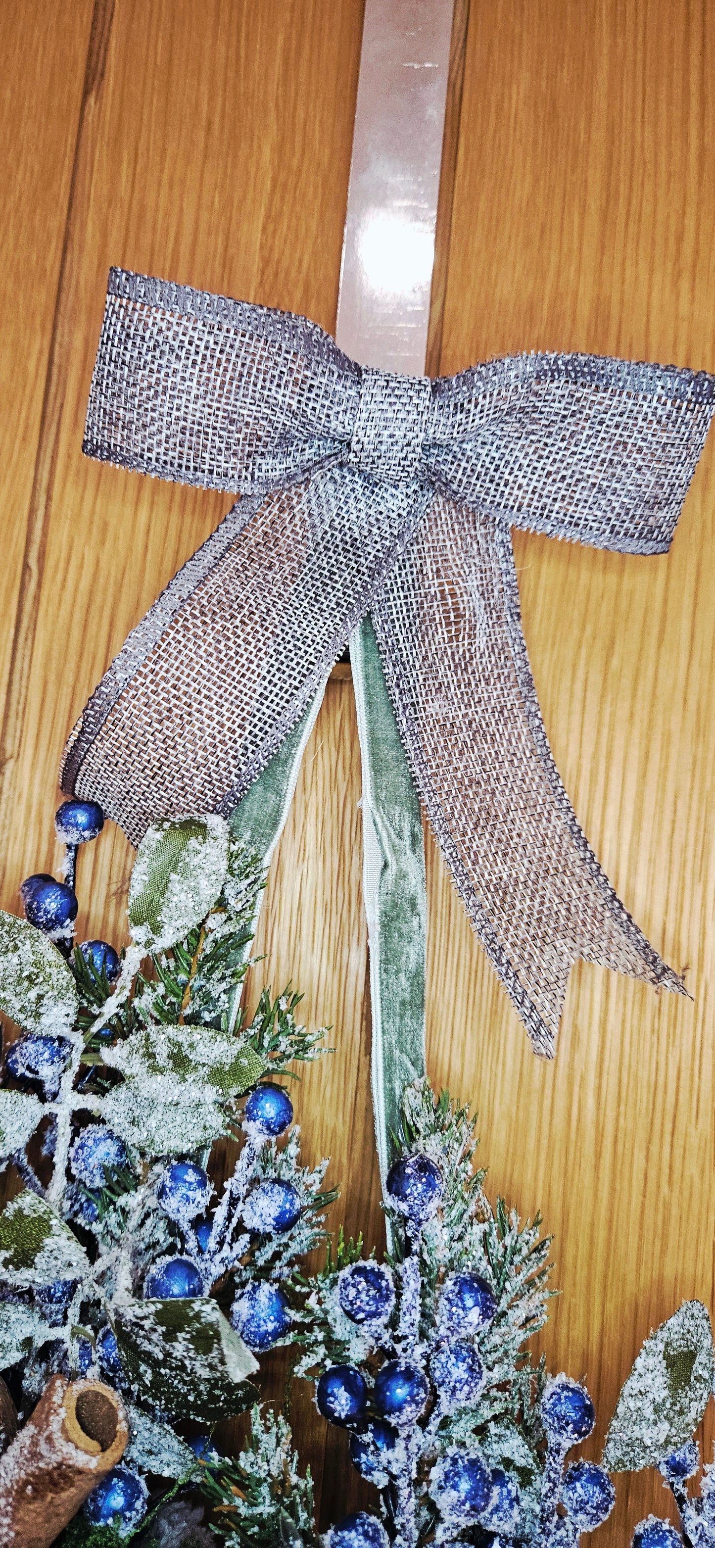 Handmade Winter Mitten Door Hanger