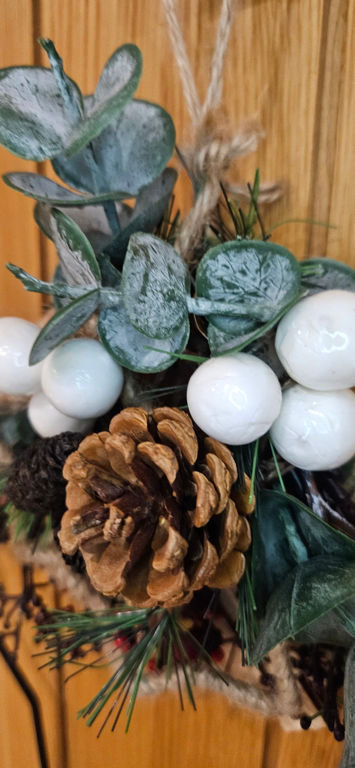Handmade Christmas Star Wreath