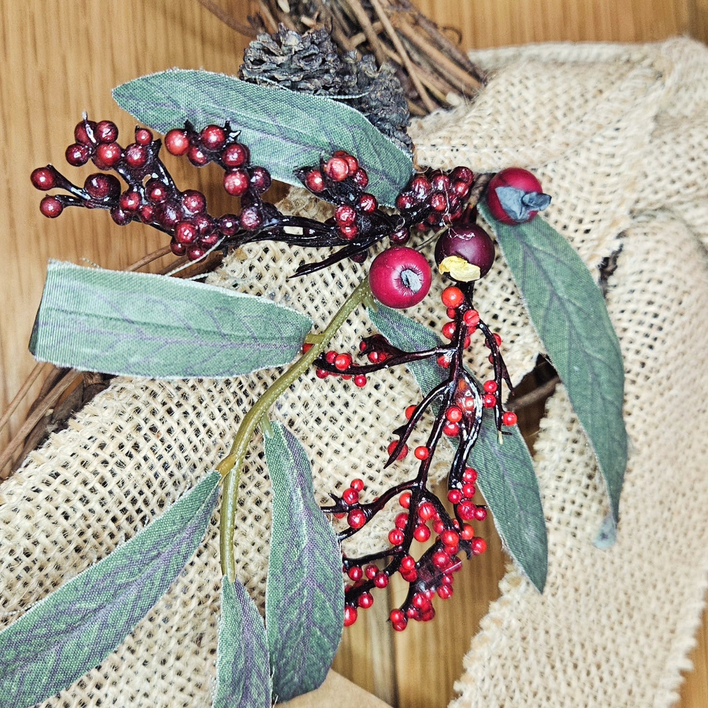 A very berry snowman Wreath